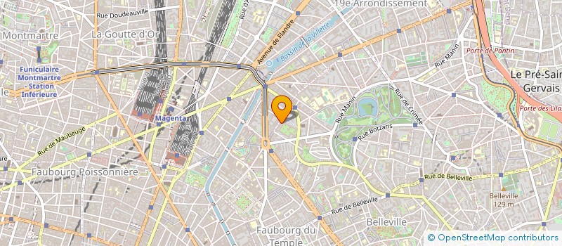 localisation de l'entreprise BOUFFON THEATRE  PARIS