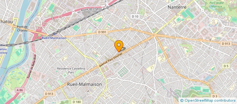 localisation de l'entreprise BOUG'INNOV à RUEIL-MALMAISON