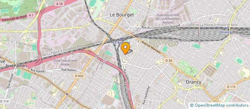 localisation de l'entreprise BOUGADA SERVICES à DRANCY