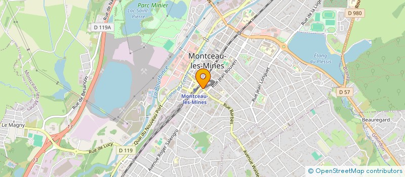localisation de l'entreprise BOUGAINVILLEE  MONTCEAU-LES-MINES