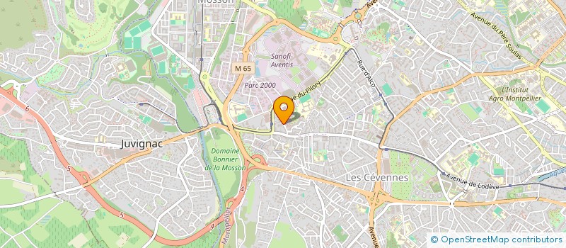 localisation de l'entreprise BOUGAINVILLIER à MONTPELLIER