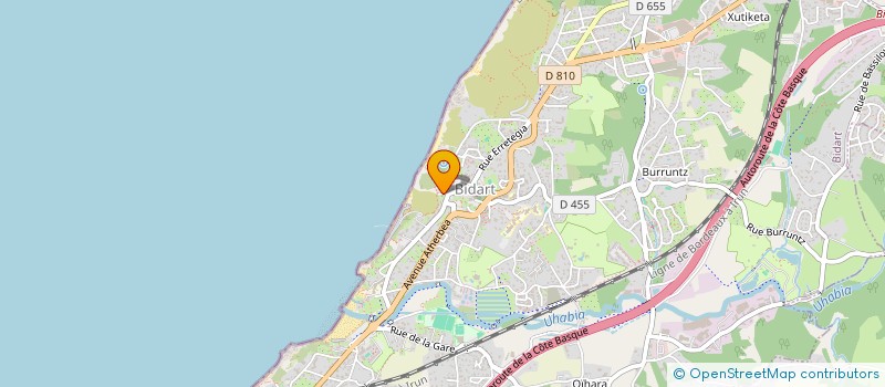 localisation de l'entreprise BOUGAINVILLIER DEVELOPPEMENT à BIDART