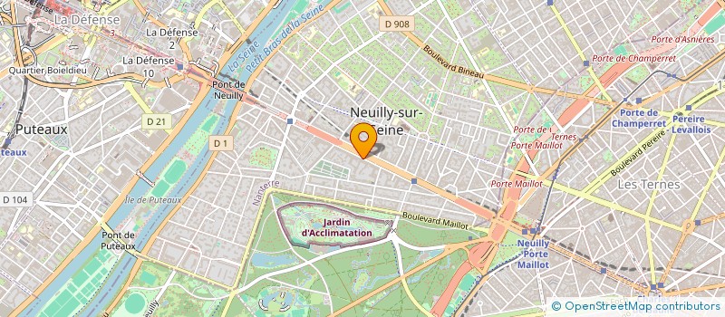 localisation de l'entreprise BOUGAL 11 à NEUILLY-SUR-SEINE