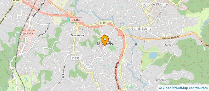 localisation de l'entreprise BOUGANVILLE à MOUGINS
