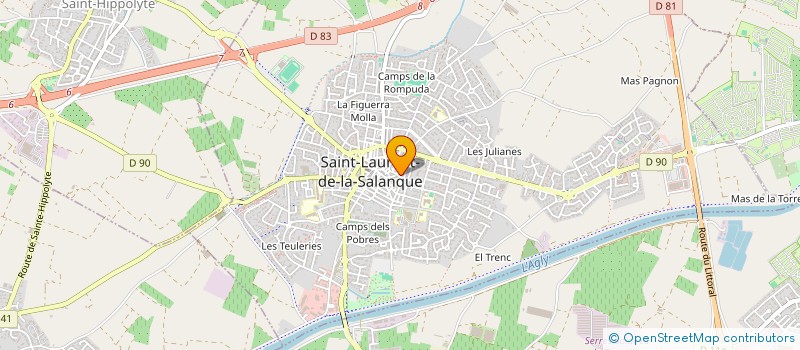 localisation de l'entreprise BOUGARIU 2  SAINT-LAURENT-DE-LA-SALANQUE