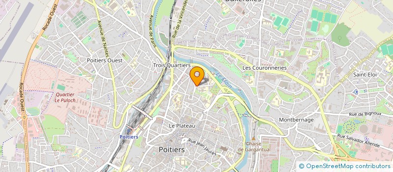 localisation de l'entreprise BOUGE AU RECTORAT DE POITIERS  POITIERS