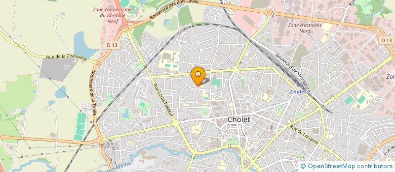 localisation de l'entreprise BOUGE AVEC MOI à CHOLET