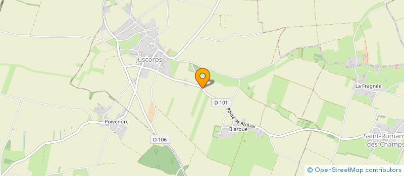 localisation de l'entreprise BOUGE DANS TON VILLAGE  JUSCORPS