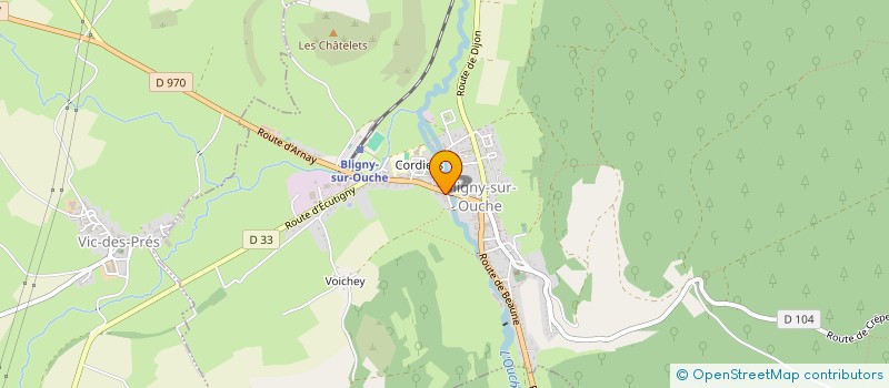 localisation de l'entreprise BOUGE FAVRE  BLIGNY-SUR-OUCHE