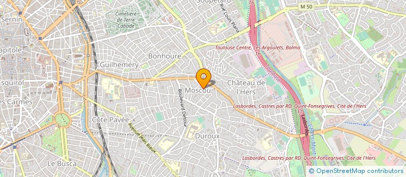 localisation de l'entreprise BOUGE MIEUX 31 à TOULOUSE