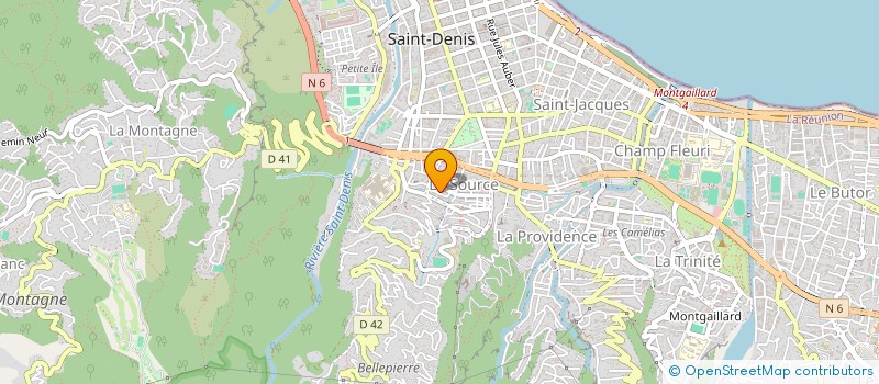 localisation de l'entreprise BOUGE POU NOUT KARTIE à SAINT-DENIS