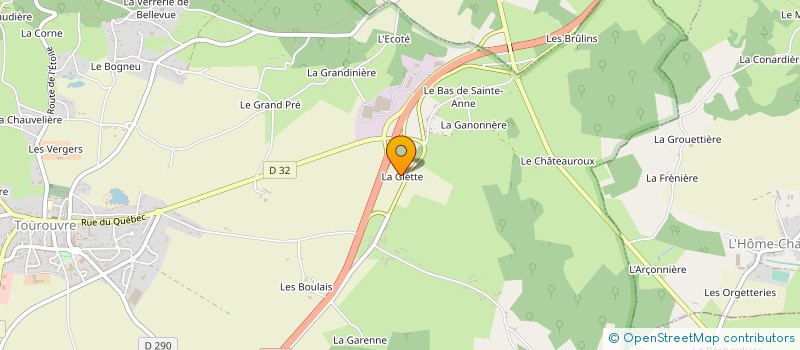 localisation de l'entreprise BOUGE TES PUCES à TOUROUVRE AU PERCHE
