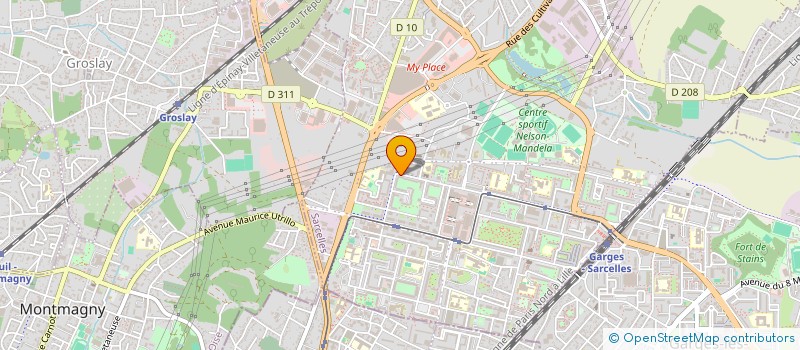 localisation de l'entreprise BOUGE TOI POUR TA CHANCE  SARCELLES