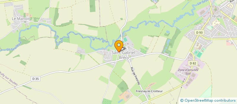 localisation de l'entreprise BOUGE TON BESSIN  CREULLY SUR SEULLES