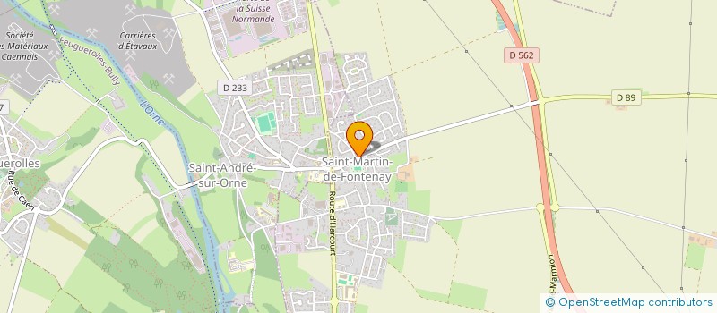 localisation de l'entreprise BOUGE TON CORPS AU SUD DE CAEN  SAINT-MARTIN-DE-FONTENAY