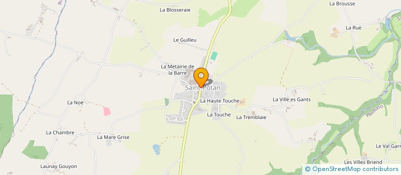 localisation de l'entreprise BOUGEARD  SAINT-POTAN