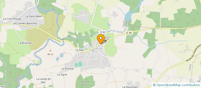 localisation de l'entreprise BOUGEARD BATI DU BOURG  LASSY