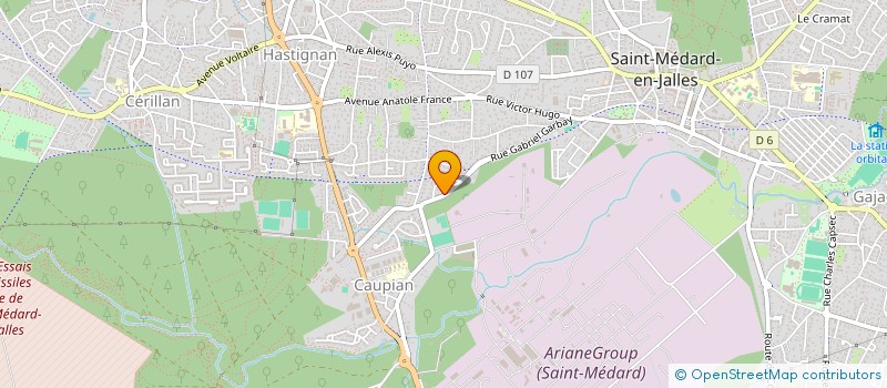 localisation de l'entreprise BOUGEARD INVEST  SAINT-MEDARD-EN-JALLES