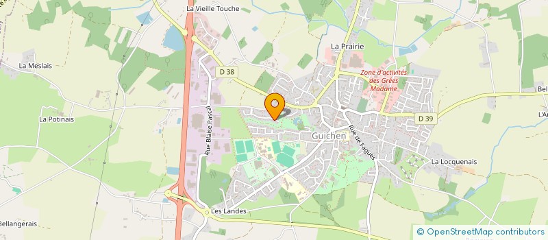 localisation de l'entreprise BOUGEARD LEMOINE  GUICHEN