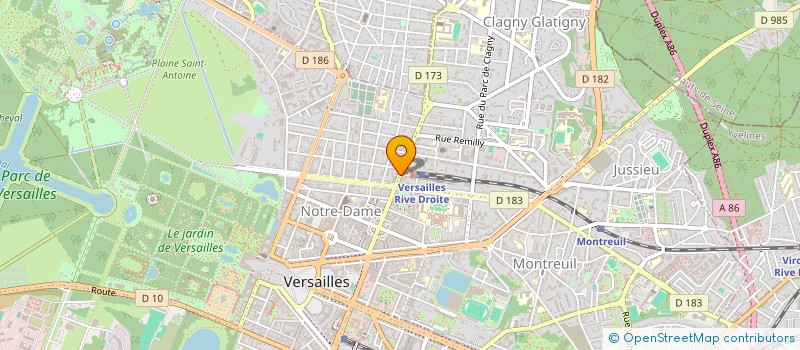 localisation de l'entreprise BOUGEARD SAS à VERSAILLES
