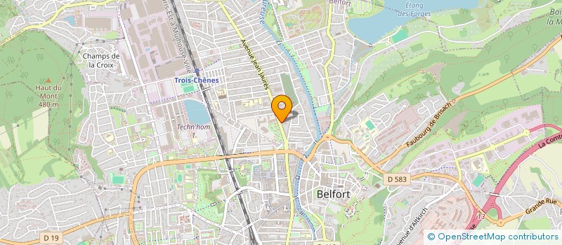 localisation de l'entreprise BOUGENEL IMMOBILIER à BELFORT