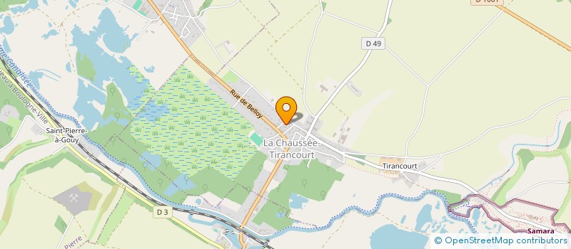 localisation de l'entreprise BOUGEONS AVEC LA CHAUSSEE TIRANCOURT  LA CHAUSSEE-TIRANCOURT