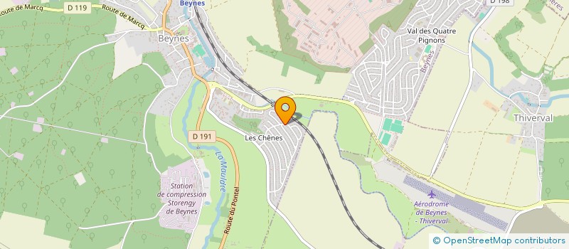 localisation de l'entreprise BOUGEONS ENSEMBLE  BEYNES