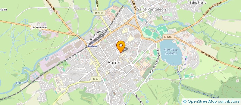 localisation de l'entreprise BOUGEONS ENSEMBLE  AUTUN
