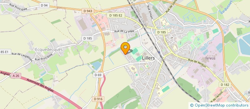 localisation de l'entreprise BOUGEONS ENSEMBLE A LILLERS à LILLERS