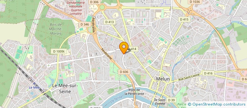 localisation de l'entreprise BOUGEONS LES COEURS ENSEMBLE  MELUN