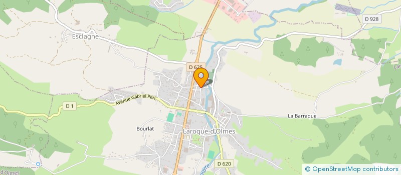localisation de l'entreprise BOUGER 1. C TOUT à LAROQUE-D'OLMES