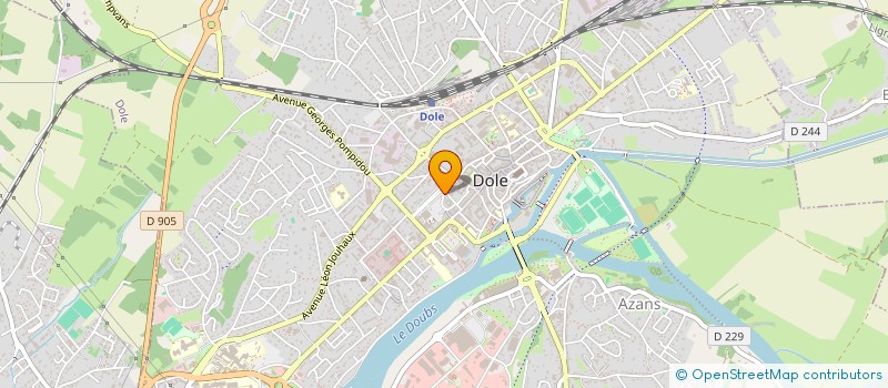 localisation de l'entreprise BOUGER à DOLE