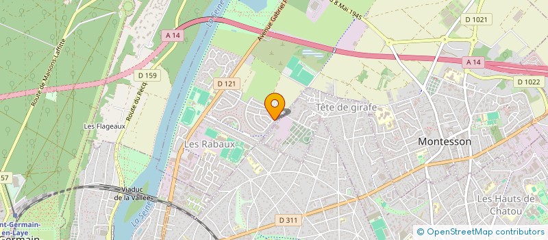 localisation de l'entreprise BOUGER EN BOUCLE DE SEINE  MONTESSON