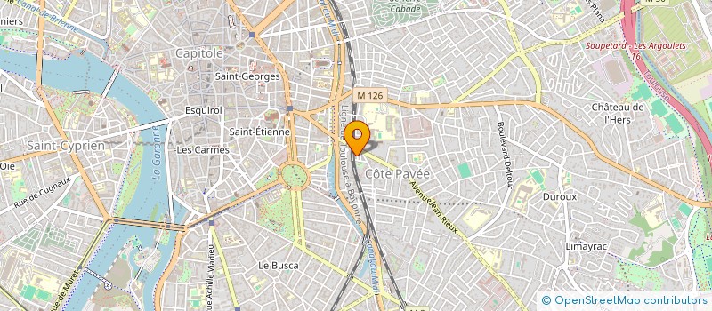 localisation de l'entreprise BOUGER LES LIGNES  TOULOUSE