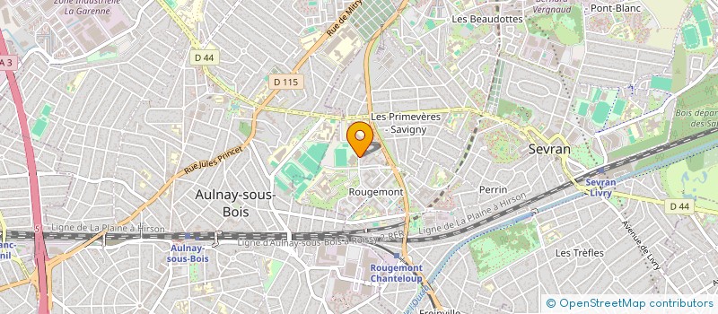 localisation de l'entreprise BOUGER PLUS ASSIS MOINS ( BOUGER + ASSIS - ) à SEVRAN
