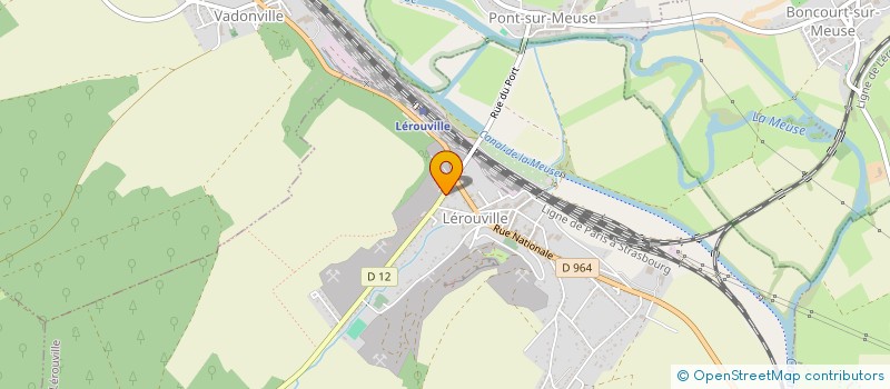 localisation de l'entreprise BOUGER POUR LA SANTE à LEROUVILLE