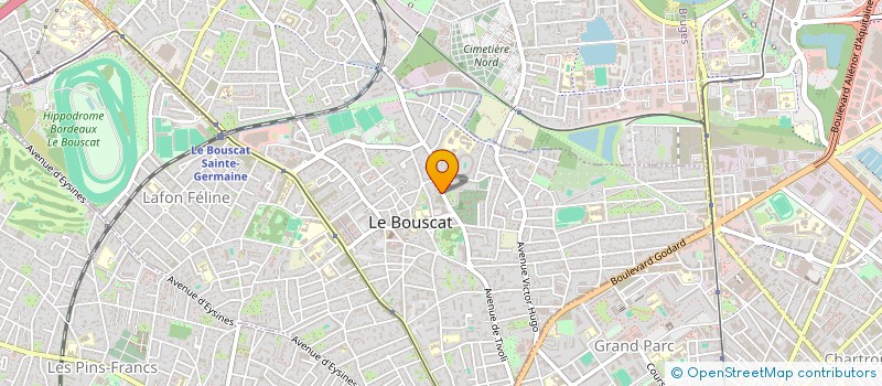 localisation de l'entreprise BOUGER POUR MIEUX ETRE à LE BOUSCAT