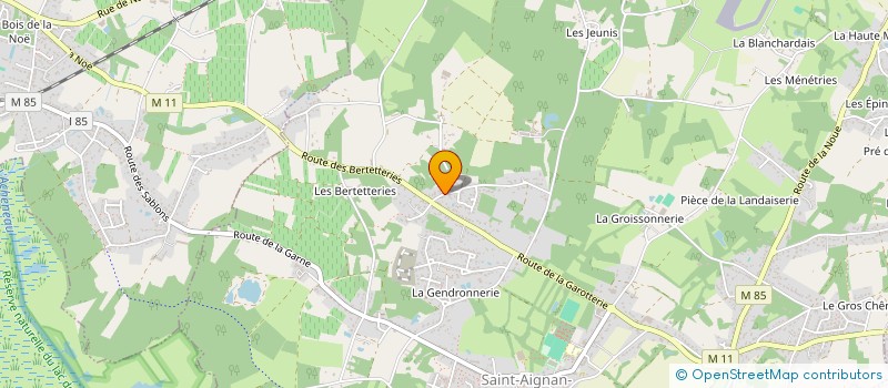 localisation de l'entreprise BOUGER, RESPIRER, APPRENDRE, VOIR, OSER  SAINT-AIGNAN-GRANDLIEU