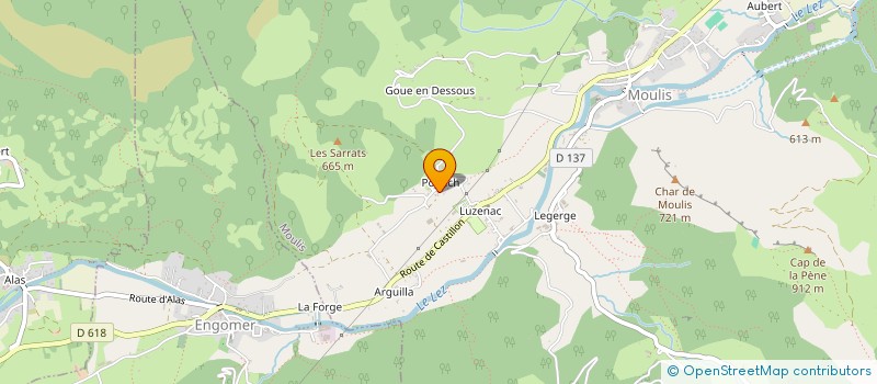 localisation de l'entreprise BOUGES AVEC MOULIS à MOULIS