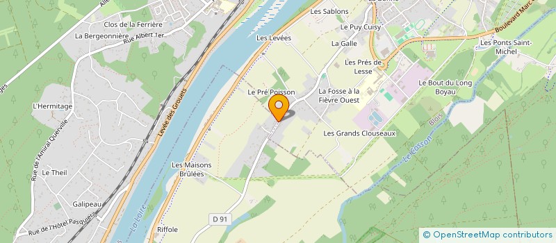 localisation de l'entreprise BOUGES EN MUSIQUE  LE CONTROIS-EN-SOLOGNE