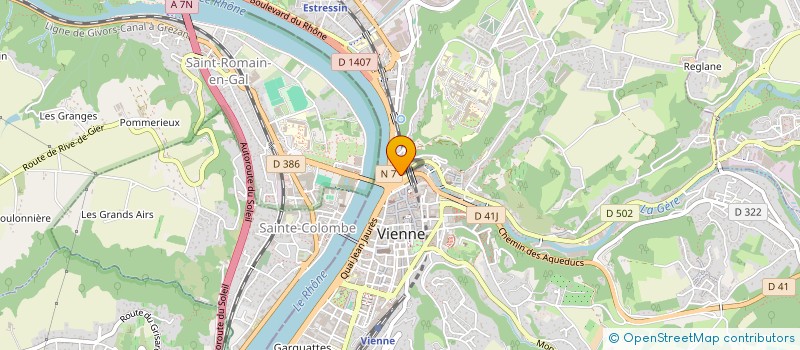 localisation de l'entreprise BOUGEST à VIENNE