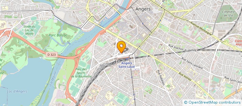 localisation de l'entreprise BOUGET-GONCALVES à ANGERS