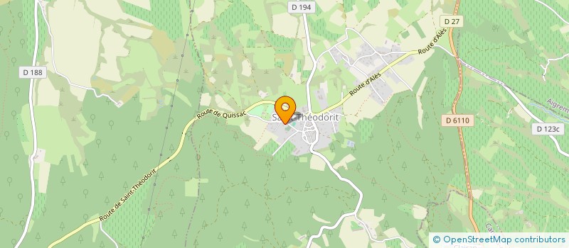 localisation de l'entreprise BOUGETONBODY  SAINT-THEODORIT