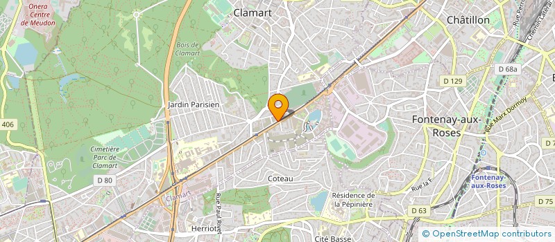 localisation de l'entreprise BOUGEZ VOS IDEES à CLAMART