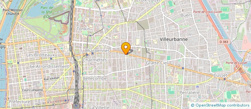 localisation de l'entreprise BOUGHAMMI ET LAOUH à VILLEURBANNE