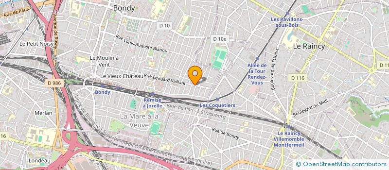 localisation de l'entreprise BOUGHAR & CO à BONDY