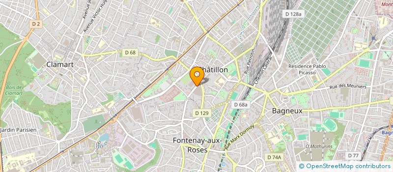 localisation de l'entreprise BOUGHERDANI  CHATILLON