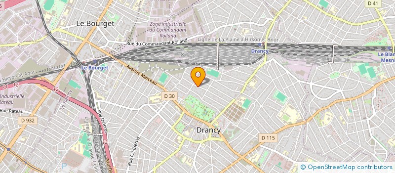 localisation de l'entreprise BOUGHROUS TRANSPORT à DRANCY