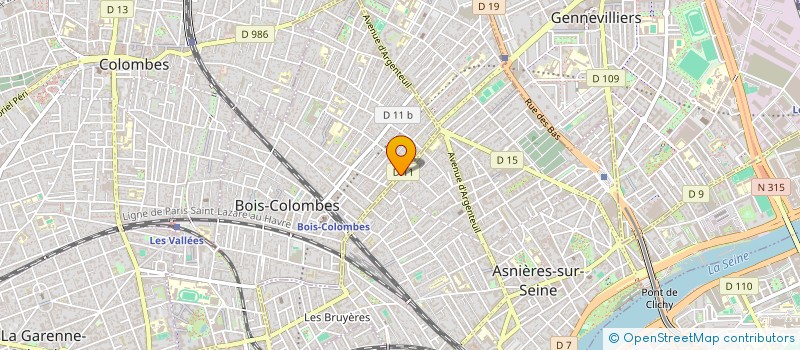 localisation de l'entreprise BOUGIE à BOIS-COLOMBES