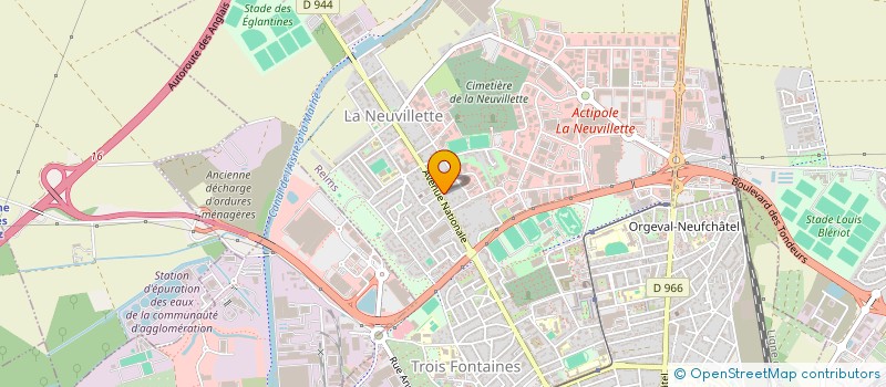 localisation de l'entreprise BOUGIE TRANS à REIMS